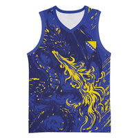 Bosnia And Herzegovina Basketball Jersey Fierce Dragon Heritage