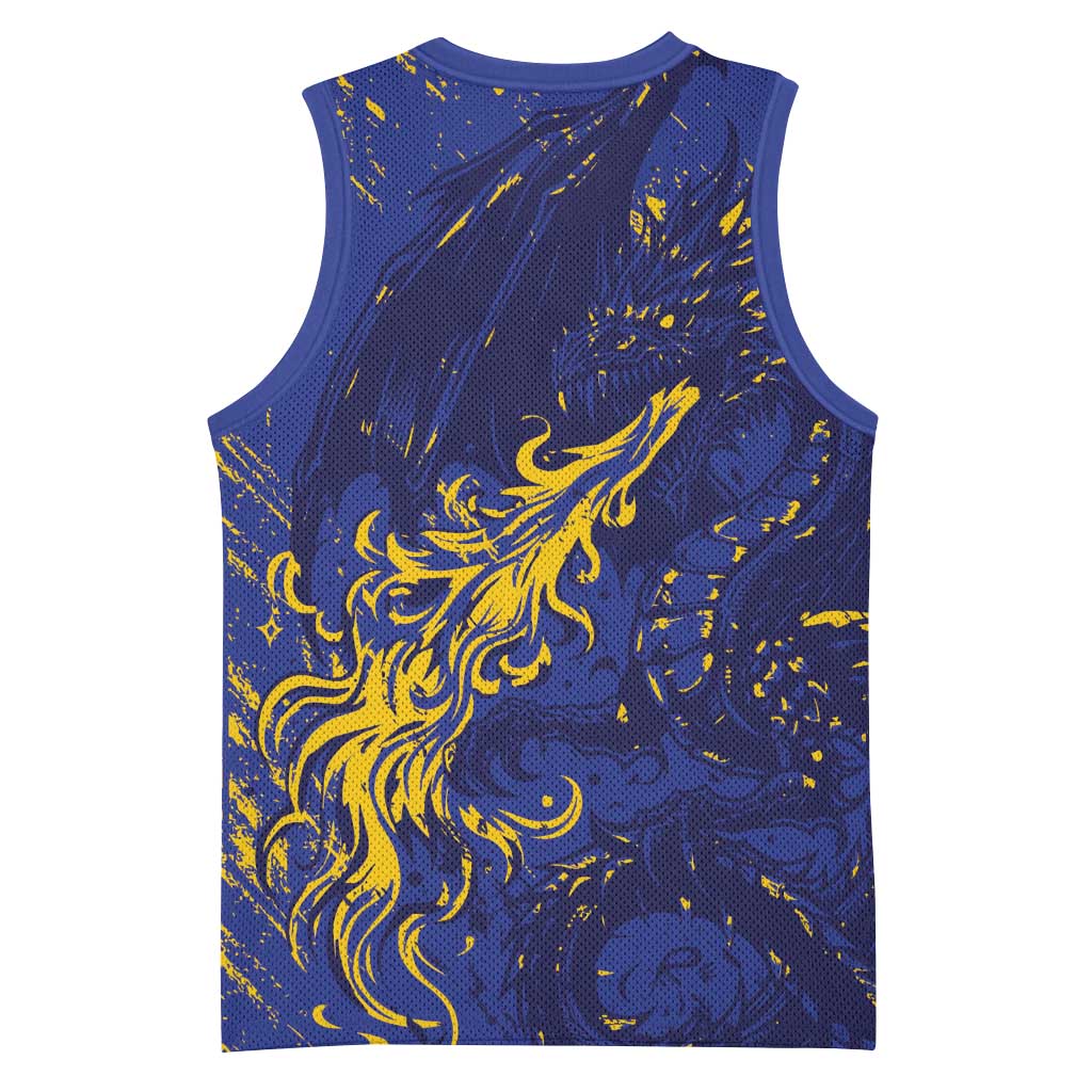 Bosnia And Herzegovina Basketball Jersey Fierce Dragon Heritage
