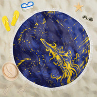 Bosnia And Herzegovina Beach Blanket Fierce Dragon Heritage