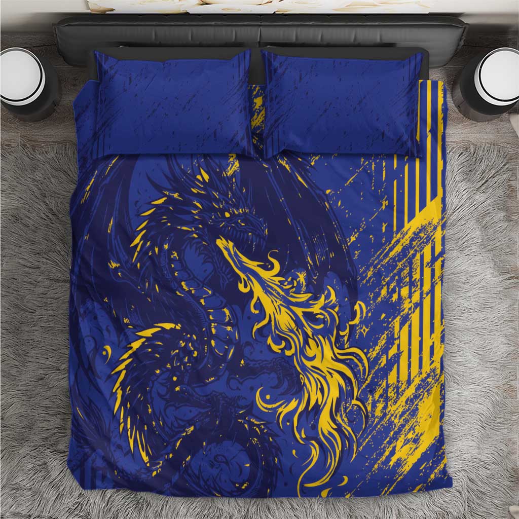 Bosnia And Herzegovina Bedding Set Fierce Dragon Heritage