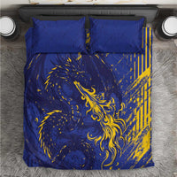 Bosnia And Herzegovina Bedding Set Fierce Dragon Heritage