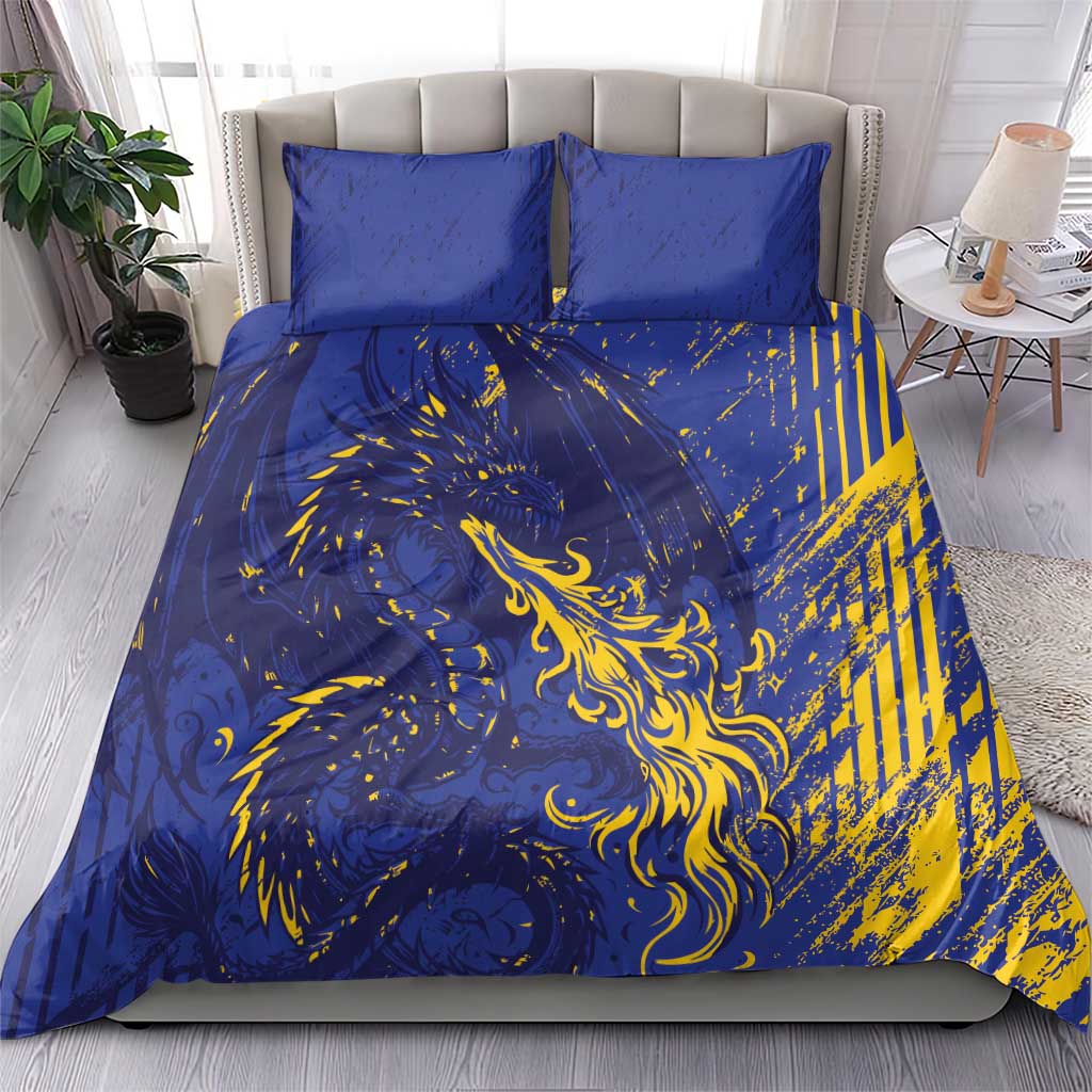 Bosnia And Herzegovina Bedding Set Fierce Dragon Heritage