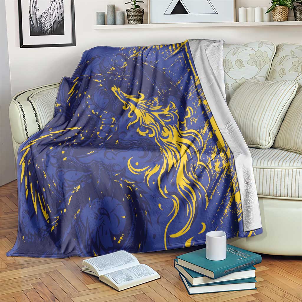 Bosnia And Herzegovina Blanket Fierce Dragon Heritage