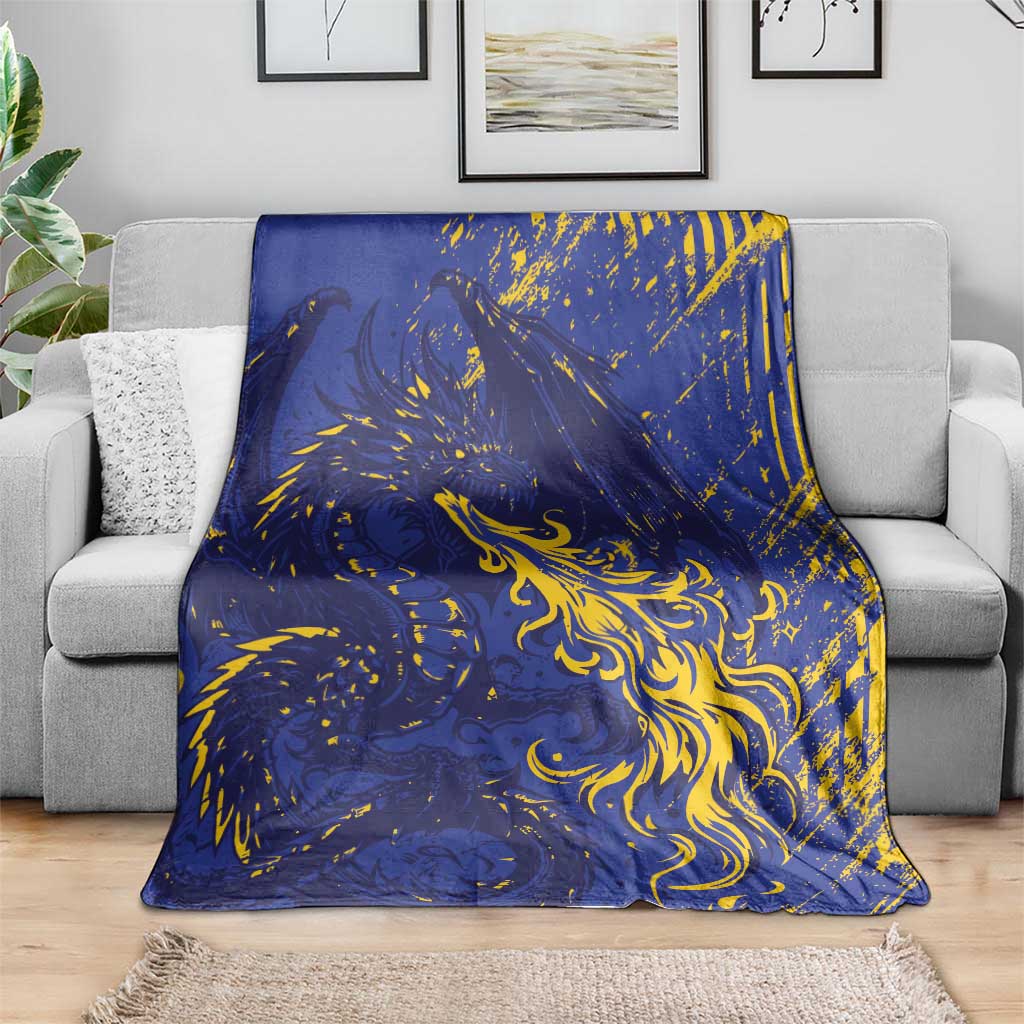 Bosnia And Herzegovina Blanket Fierce Dragon Heritage