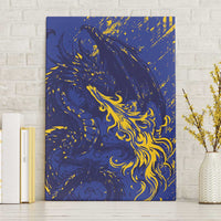 Bosnia And Herzegovina Canvas Wall Art Fierce Dragon Heritage