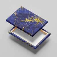 Bosnia And Herzegovina Canvas Wall Art Fierce Dragon Heritage