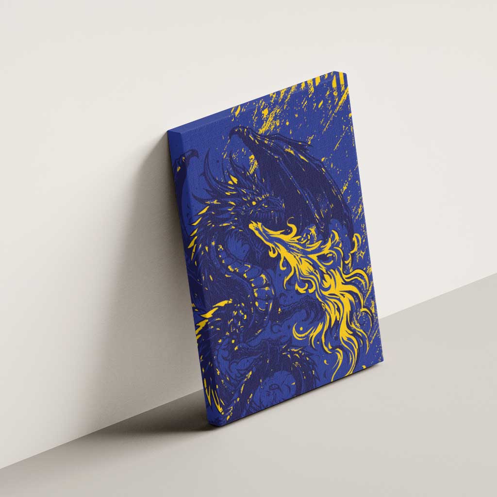 Bosnia And Herzegovina Canvas Wall Art Fierce Dragon Heritage