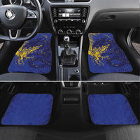 Bosnia And Herzegovina Car Mats Fierce Dragon Heritage