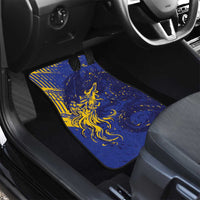 Bosnia And Herzegovina Car Mats Fierce Dragon Heritage