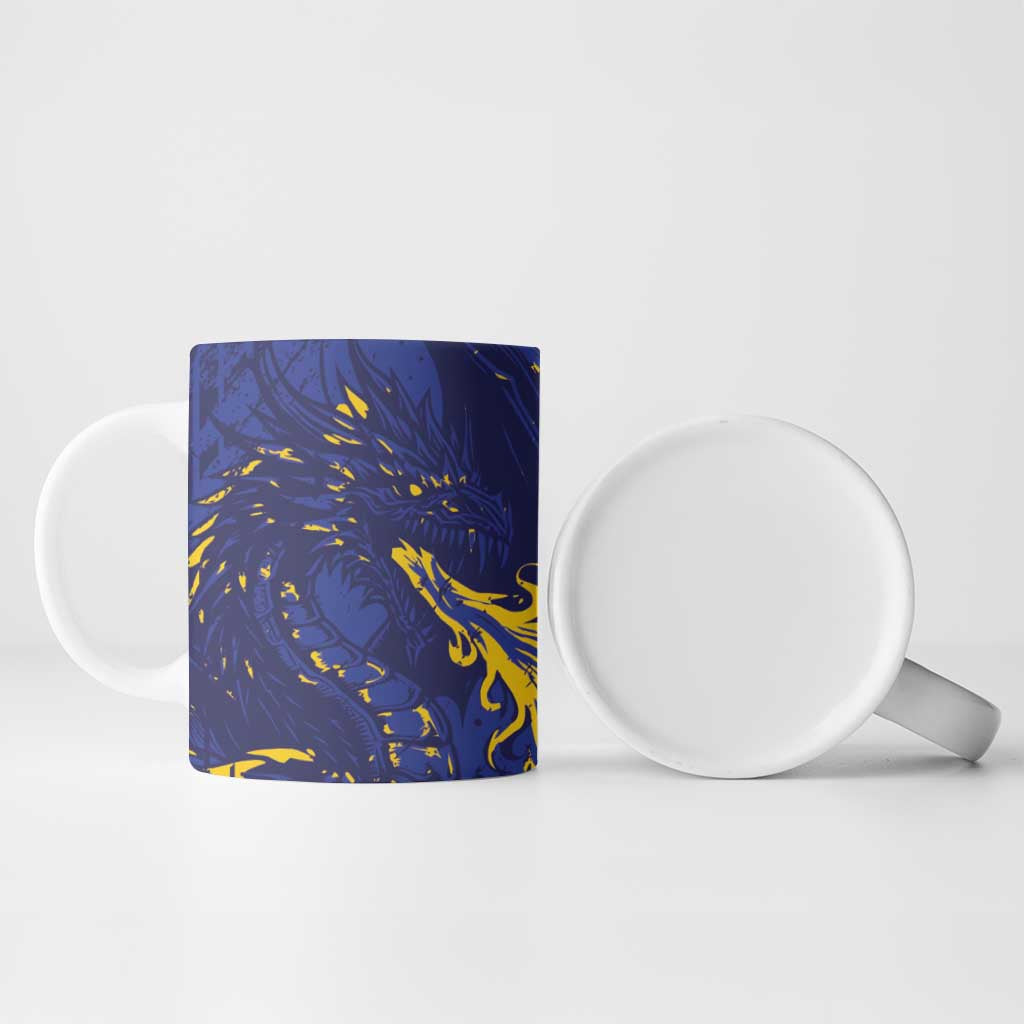 Bosnia And Herzegovina Ceramic Mug Fierce Dragon Heritage