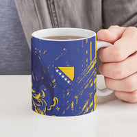 Bosnia And Herzegovina Ceramic Mug Fierce Dragon Heritage