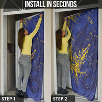 Bosnia And Herzegovina Door Cover Fierce Dragon Heritage