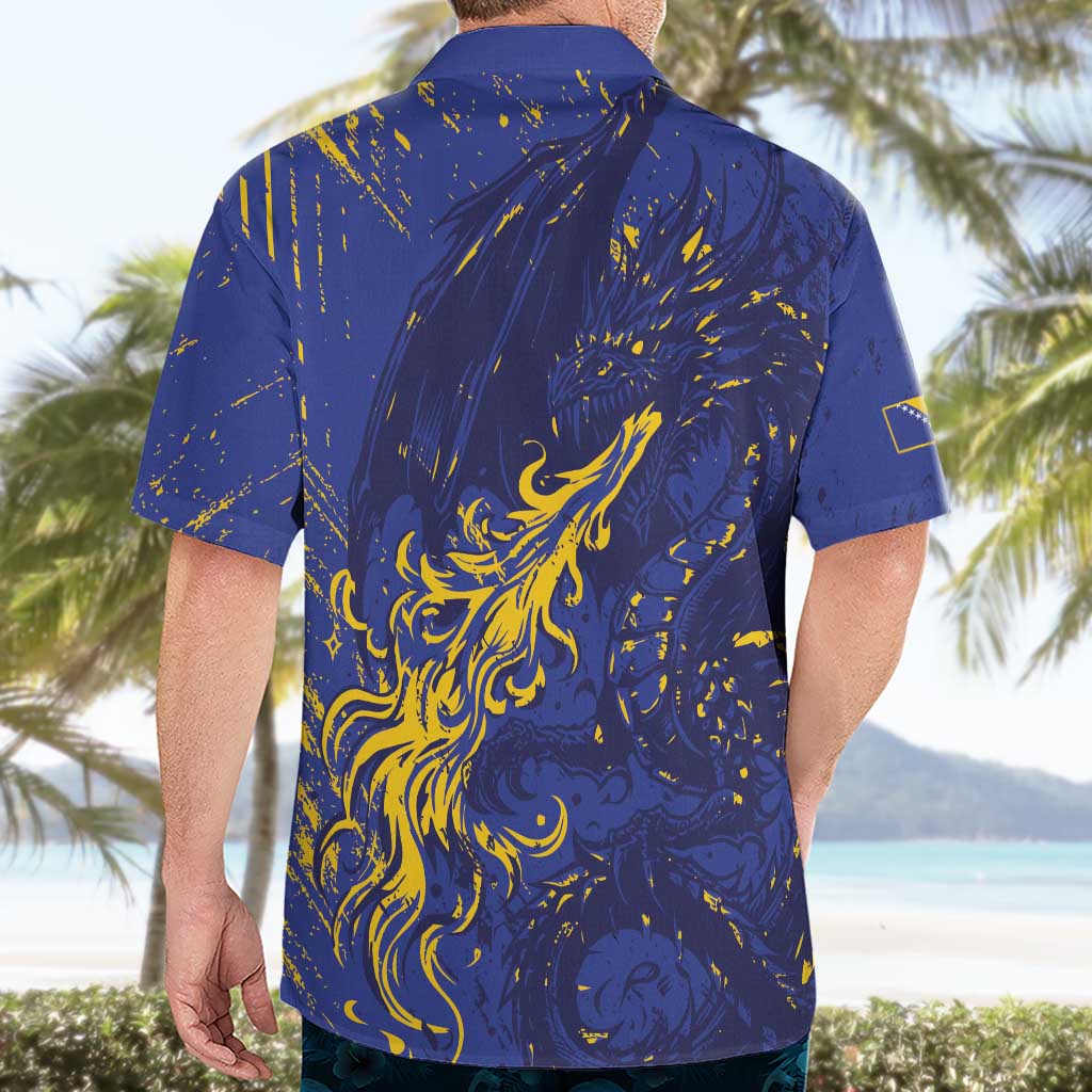 Bosnia And Herzegovina Hawaiian Shirt Fierce Dragon Heritage