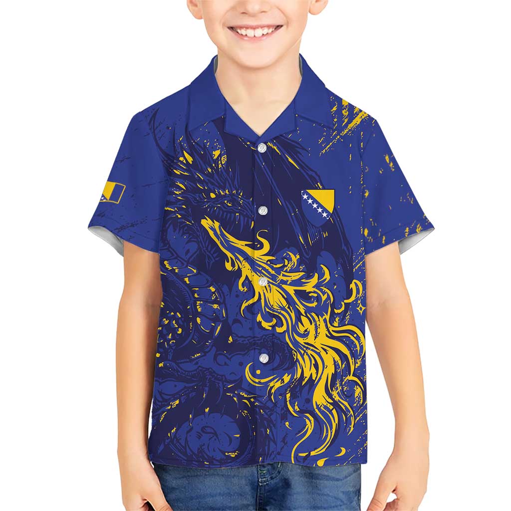 Bosnia And Herzegovina Hawaiian Shirt Fierce Dragon Heritage
