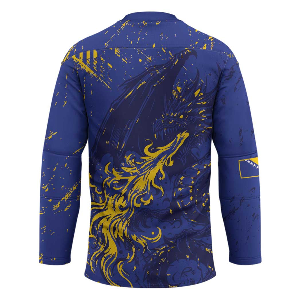 Bosnia And Herzegovina Hockey Jersey Fierce Dragon Heritage