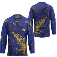 Bosnia And Herzegovina Hockey Jersey Fierce Dragon Heritage