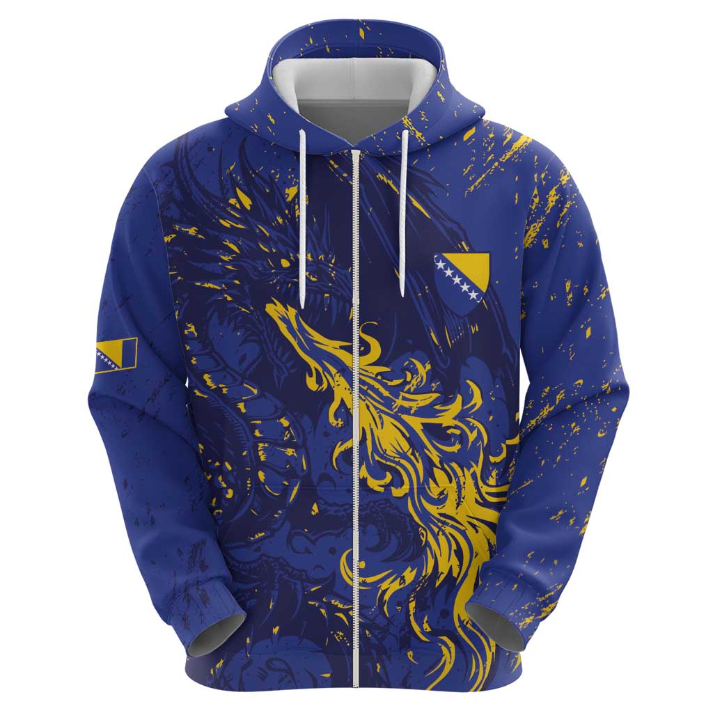 Bosnia And Herzegovina Hoodie Fierce Dragon Heritage