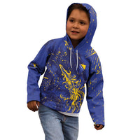Bosnia And Herzegovina Kid Hoodie Fierce Dragon Heritage