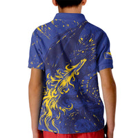 Bosnia And Herzegovina Kid Polo Shirt Fierce Dragon Heritage