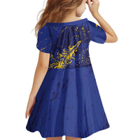 Bosnia And Herzegovina Kid Short Sleeve Dress Fierce Dragon Heritage