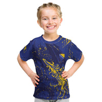 Bosnia And Herzegovina Kid T Shirt Fierce Dragon Heritage