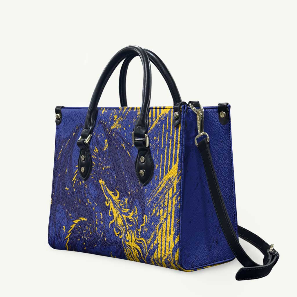 Bosnia And Herzegovina Leather Bag Fierce Dragon Heritage