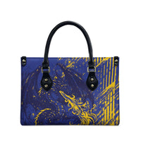 Bosnia And Herzegovina Leather Bag Fierce Dragon Heritage