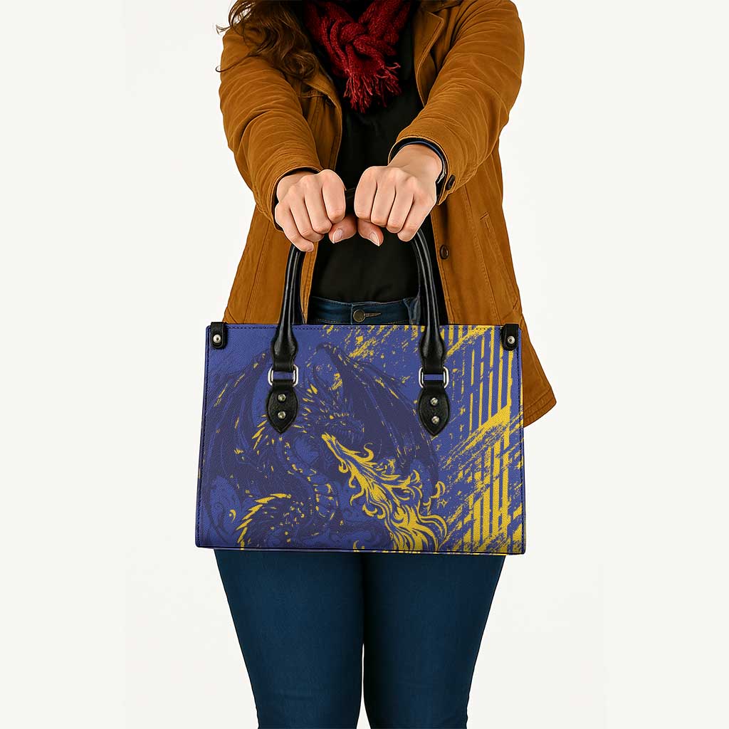 Bosnia And Herzegovina Leather Bag Fierce Dragon Heritage