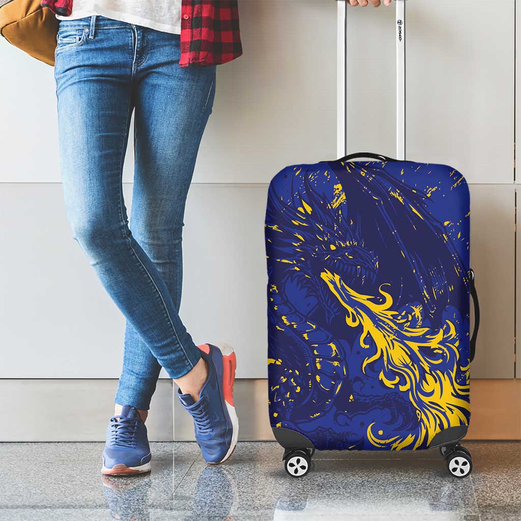 Bosnia And Herzegovina Luggage Cover Fierce Dragon Heritage