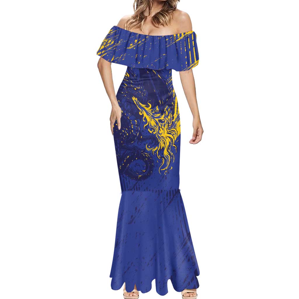 Bosnia And Herzegovina Mermaid Dress Fierce Dragon Heritage