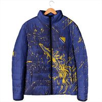 Bosnia And Herzegovina Padded Jacket Fierce Dragon Heritage
