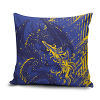 Bosnia And Herzegovina Pillow Cover Fierce Dragon Heritage