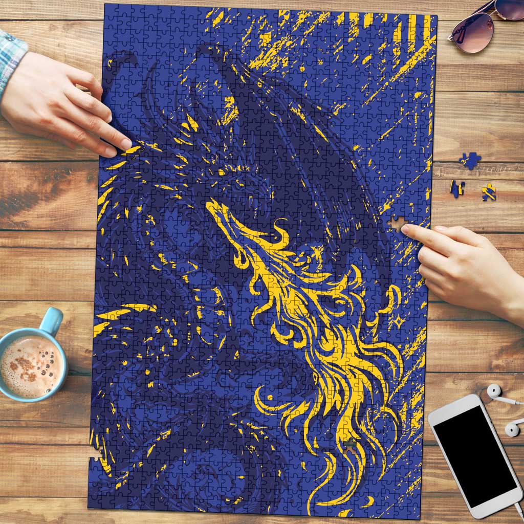 Bosnia And Herzegovina Puzzle Fierce Dragon Heritage
