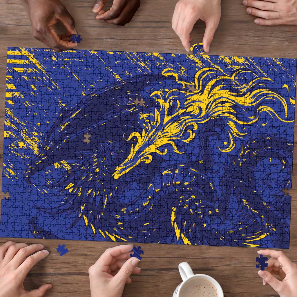 Bosnia And Herzegovina Puzzle Fierce Dragon Heritage