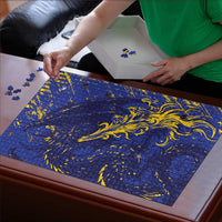 Bosnia And Herzegovina Puzzle Fierce Dragon Heritage