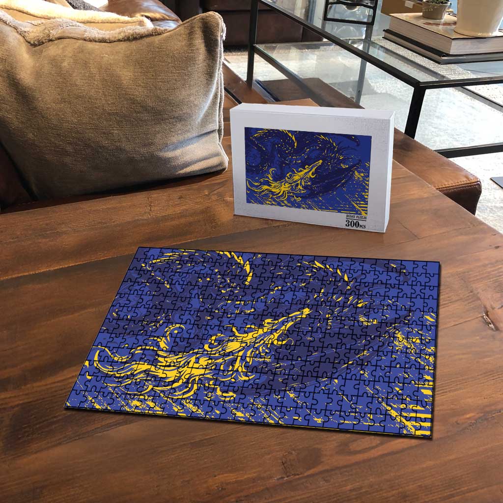 Bosnia And Herzegovina Puzzle Fierce Dragon Heritage