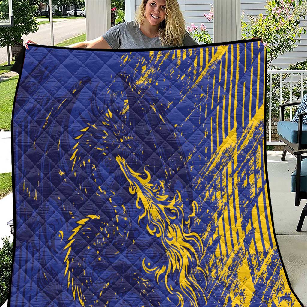Bosnia And Herzegovina Quilt Fierce Dragon Heritage