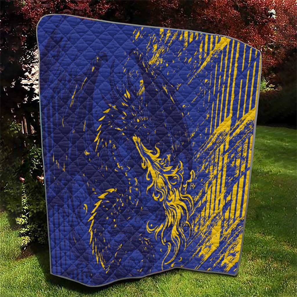 Bosnia And Herzegovina Quilt Fierce Dragon Heritage