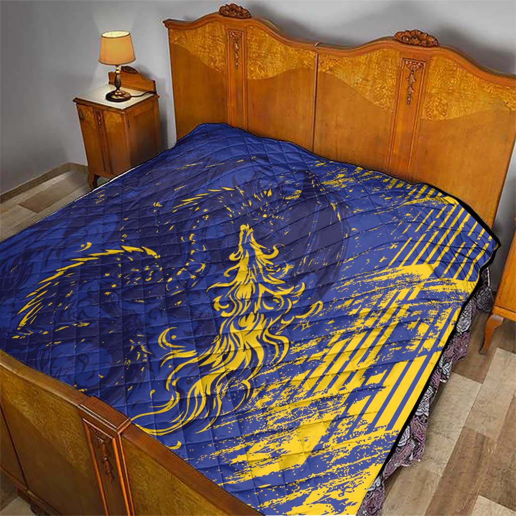 Bosnia And Herzegovina Quilt Fierce Dragon Heritage
