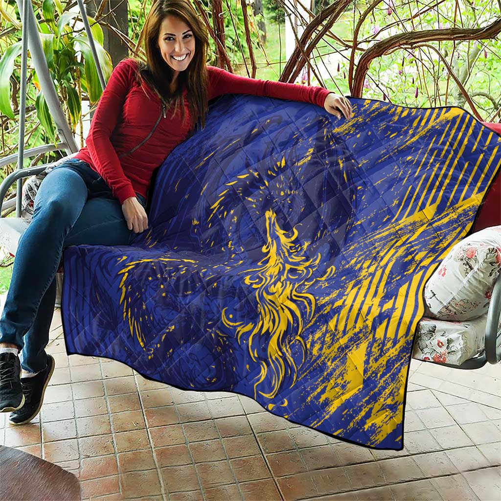 Bosnia And Herzegovina Quilt Fierce Dragon Heritage