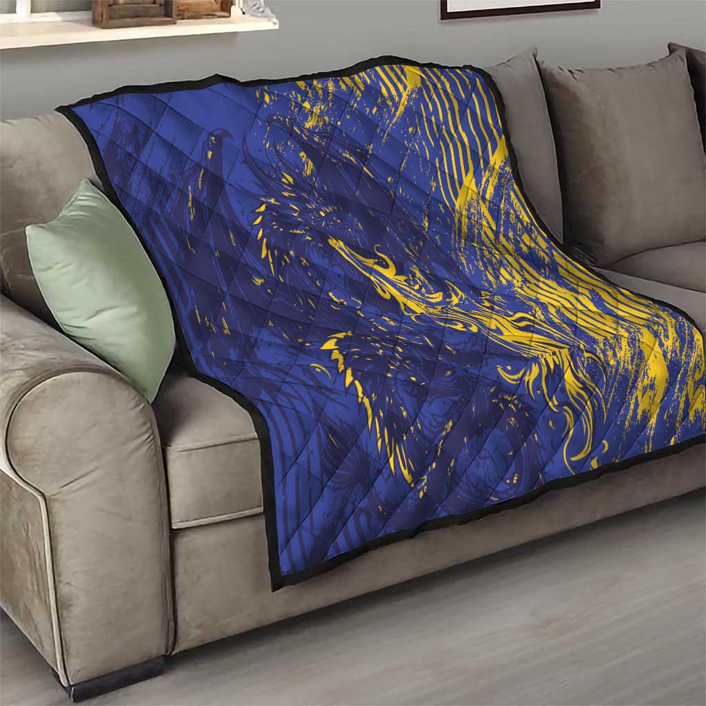 Bosnia And Herzegovina Quilt Fierce Dragon Heritage
