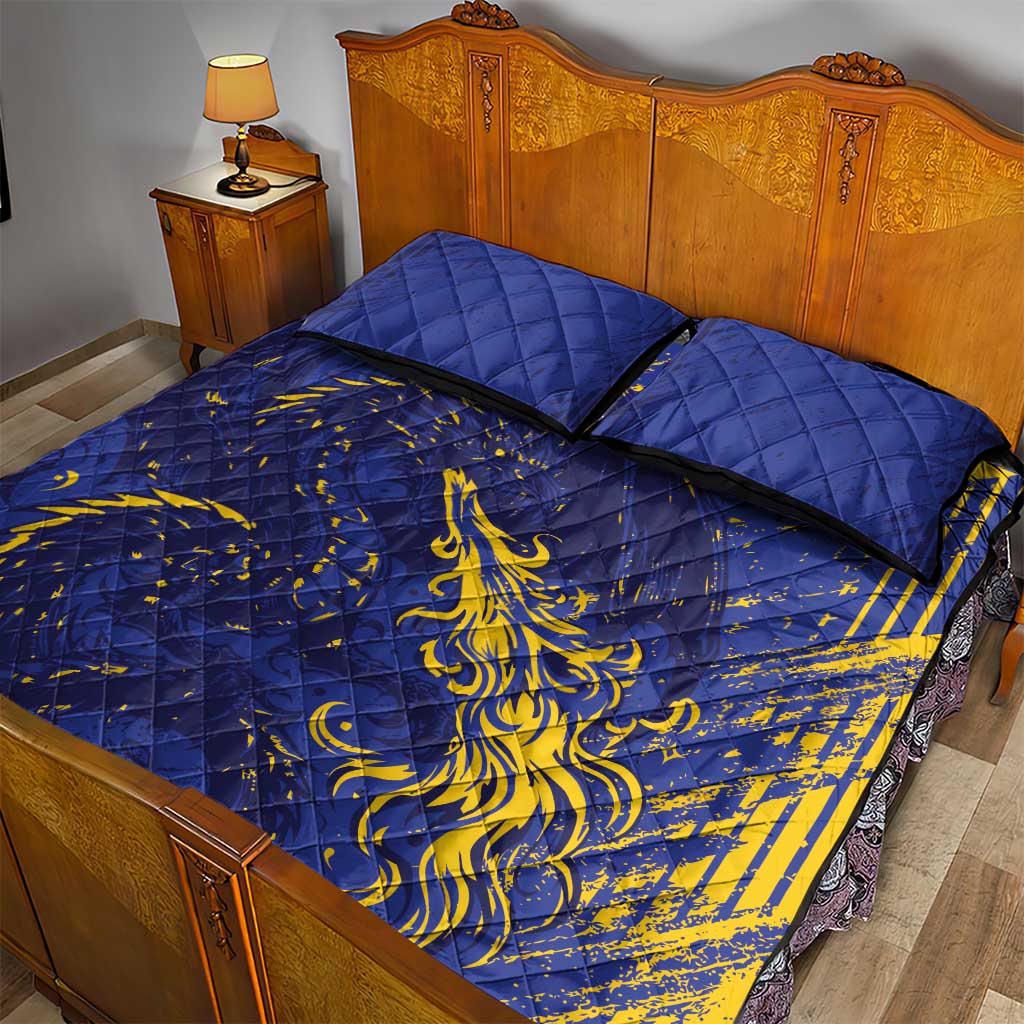 Bosnia And Herzegovina Quilt Bed Set Fierce Dragon Heritage