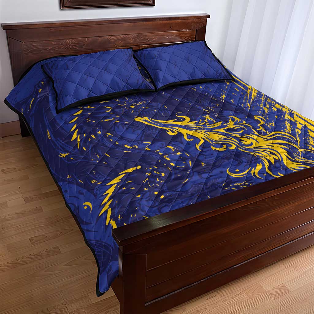 Bosnia And Herzegovina Quilt Bed Set Fierce Dragon Heritage