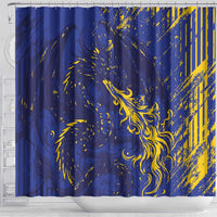 Bosnia And Herzegovina Shower Curtain Fierce Dragon Heritage