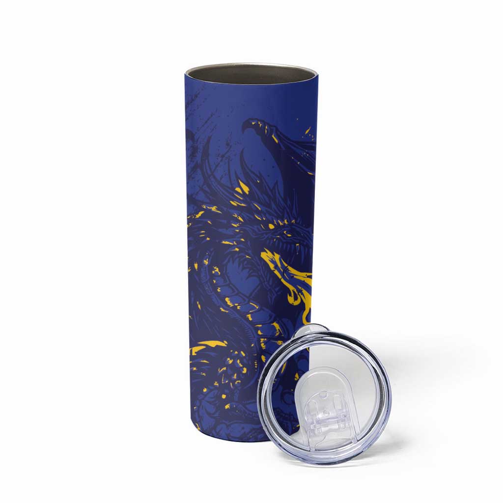 Bosnia And Herzegovina Skinny Tumbler Fierce Dragon Heritage