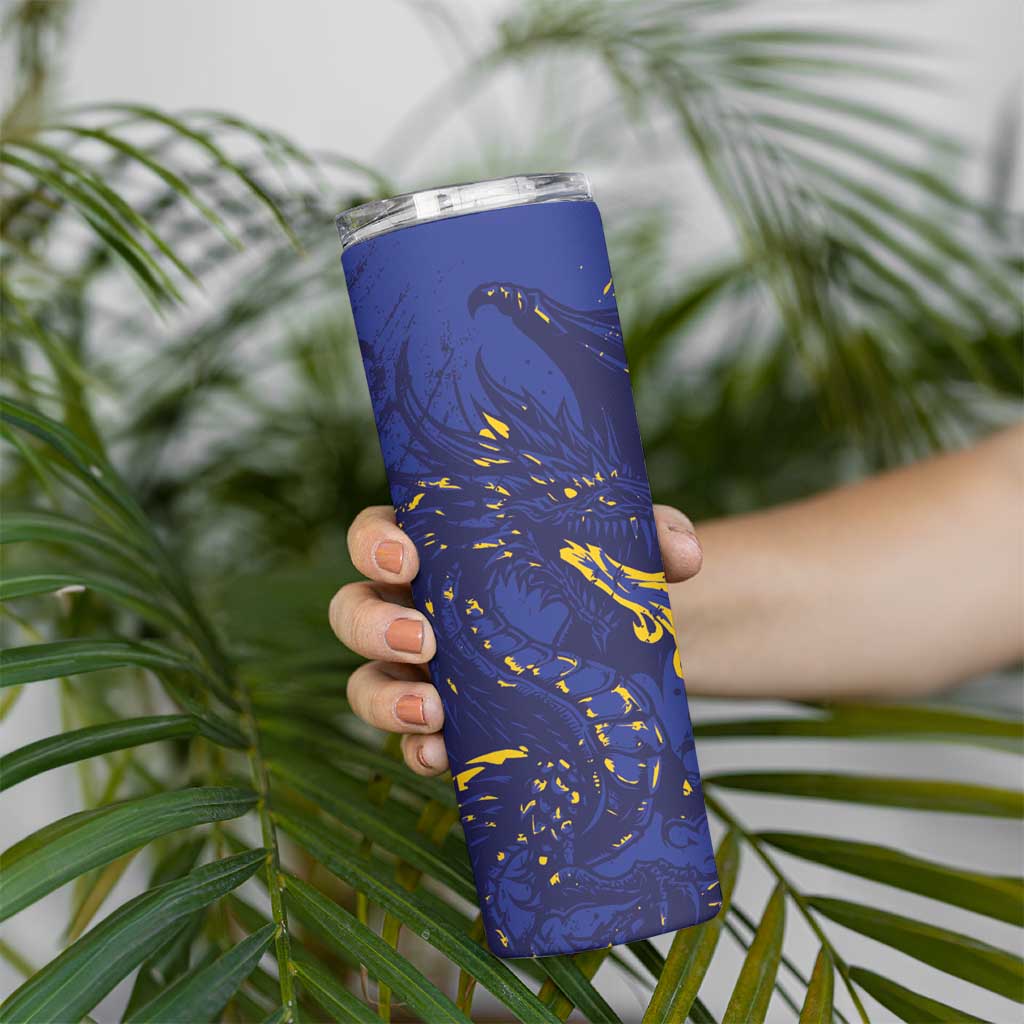 Bosnia And Herzegovina Skinny Tumbler Fierce Dragon Heritage