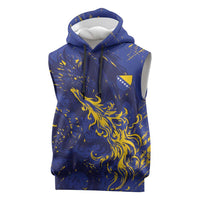Bosnia And Herzegovina Sleeveless Hoodie Fierce Dragon Heritage