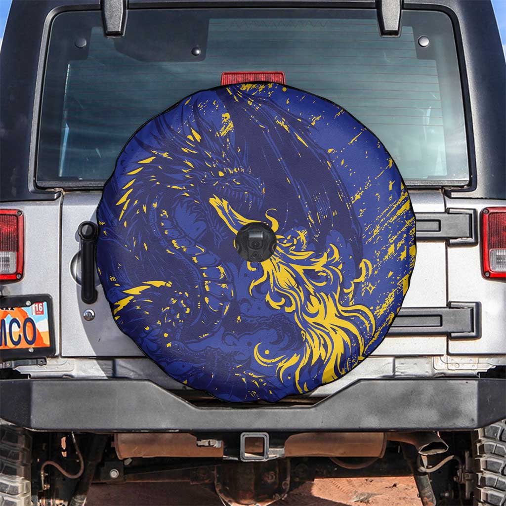 Bosnia And Herzegovina Spare Tire Cover Fierce Dragon Heritage
