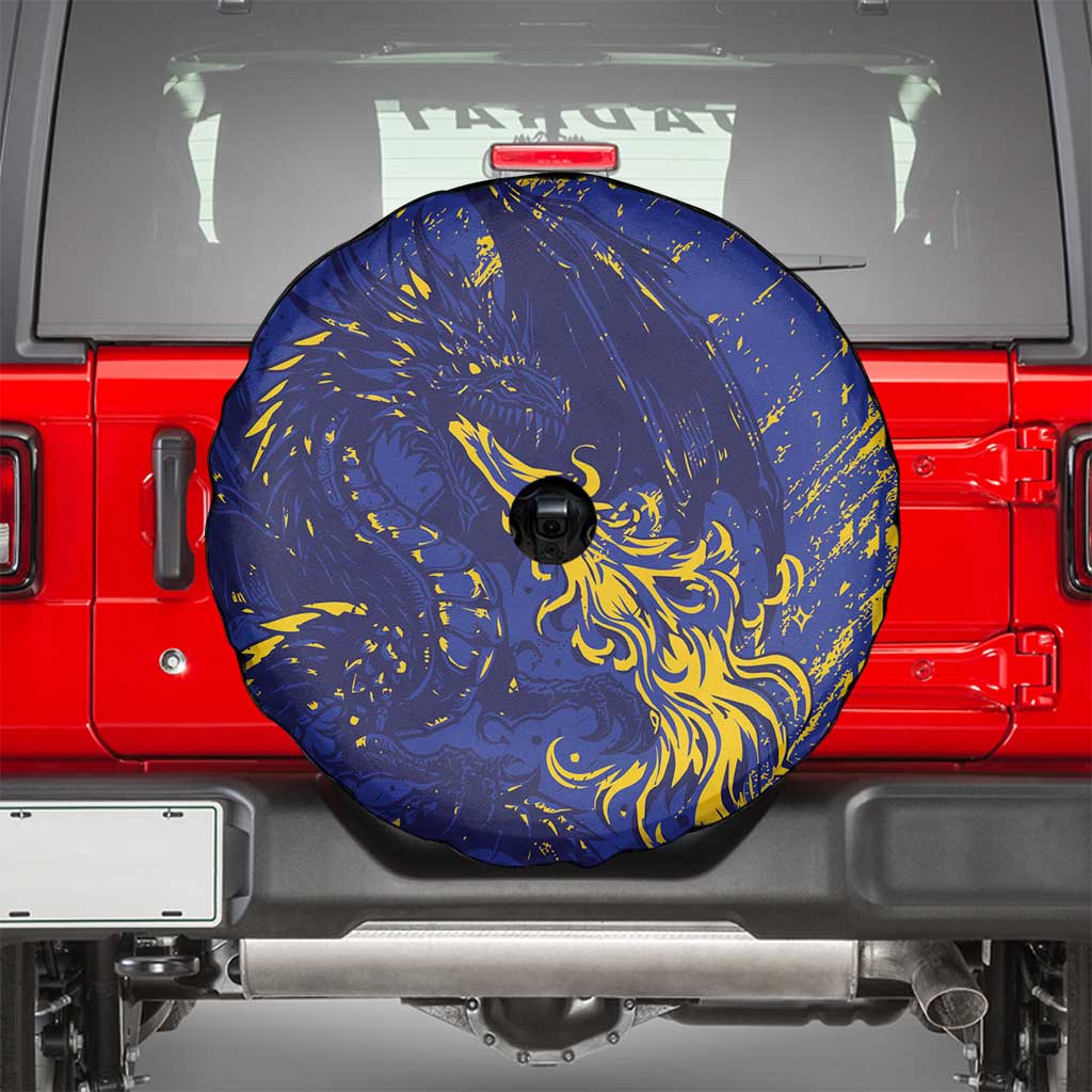 Bosnia And Herzegovina Spare Tire Cover Fierce Dragon Heritage