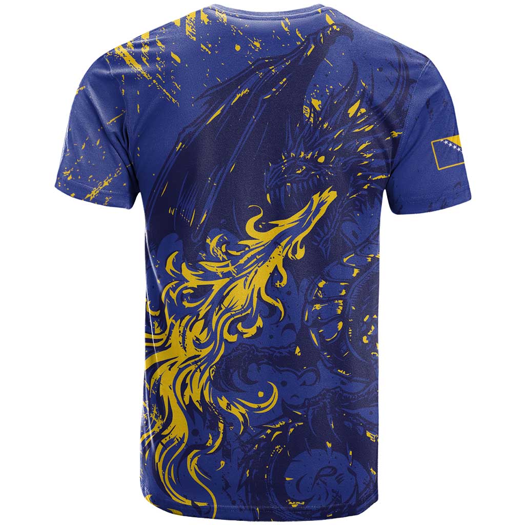 Bosnia And Herzegovina T Shirt Fierce Dragon Heritage